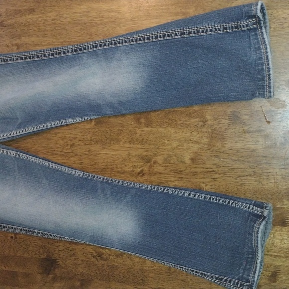 Medium Wash Silver Frances 18" Jeans 28/33 - Picture 3 of 7